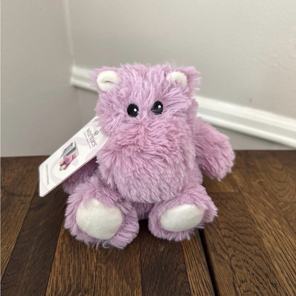 9” Warmies snuggable huggable loveable hippo lavender scent
